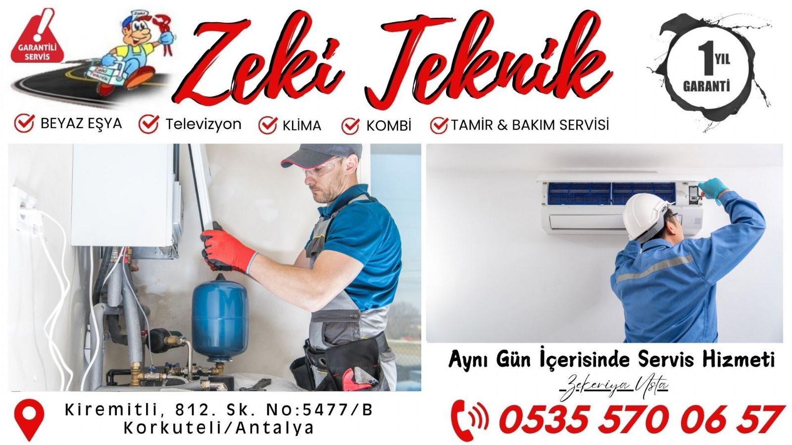 Korkuteli Demirdöküm Servisi